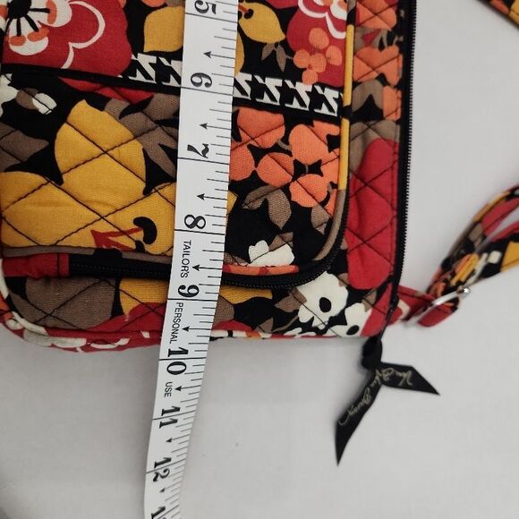 Vera Bradley Bag Womens Rhapsody Red‎ Crossbody Floral Quilted Adjustable Boho - Picture 7 of 10